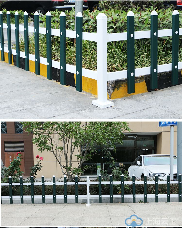 草坪护栏绿地护栏 PVC塑钢草坪护栏(图2)